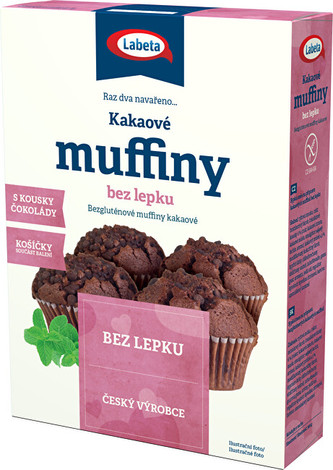 LABETA A.S. Muffins kakaové bez lepku 300 g