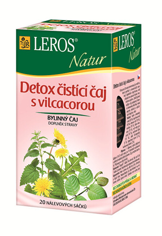 LEROS LEROS Natur Detox, čisticí čaj 20 x 1.5 g