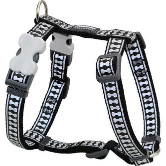 Postroj RD 12 mm x 30-44 cm - Bones Rfx - Černá