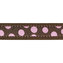 Vodítko RD přep. 12 mm x 2 m - Pink Spots on Brown