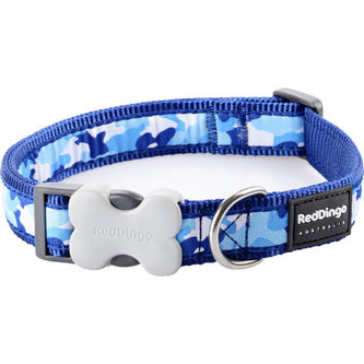 Obojek RD 12 mm x 20-32 cm - Camouflage Navy