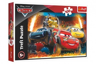 Puzzle Disney Cars 3/Extrémne preteky 100 dielikov 41x27, 5cm v krabici 29x19x4cm