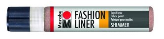 Marabu kontura na textil/třpytivé růžové zlato 25 ml
