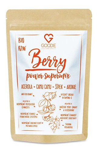 Goodie Berry Power Supermix BIO 150 g (acerola + camucamu + arónia + šípok)