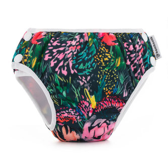 Plenkové plavky Bamboolik vel. L Květy