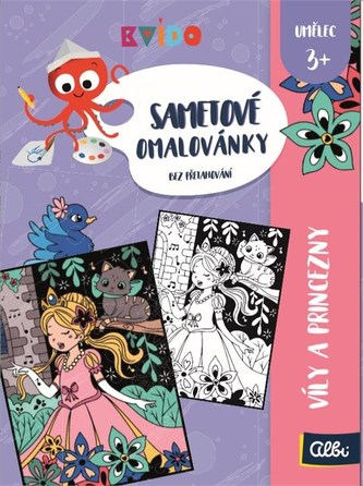 Zamatové omaľovánky - Víly