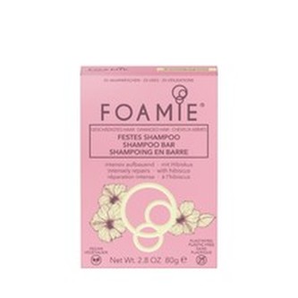 Foamie Tuhý šampon pro poškozené vlasy Hibiskiss 80 g woman