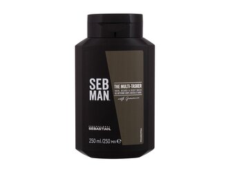 Sebastian Professional SEB MAN The Multitasker Hair, Beard & Body Wash - Šampon na vlasy, vousy a tělo 250 ml pro muže