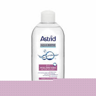 Astrid Micelární voda 3 v 1 na tvář, oči a rty pro suchou a citlivou pleť Aqua Biotic 200 ml woman