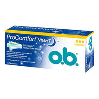 o.b. Tampóny ProComfort Night Normal Objem 16 ks woman
