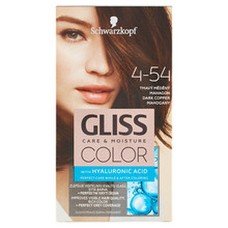 Schwarzkopf Permanentní barva na vlasy Gliss Color Odstín 4-68 Tmavý mahagon woman