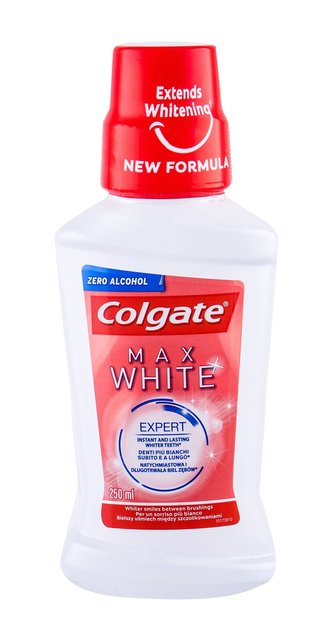 Colgate Bělicí ústní voda bez alkoholu Max White Expert Objem 250 ml unisex