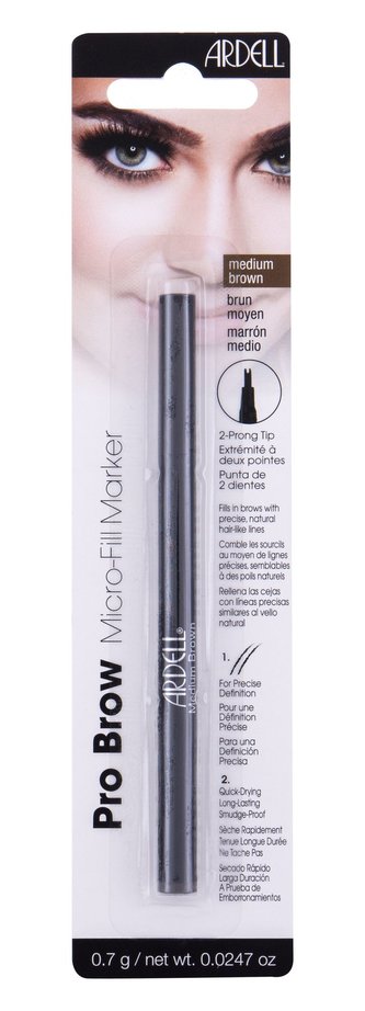 Ardell Pro Brow Tužka na obočí Micro-Fill Marker 0,7 g Medium Brown pro ženy