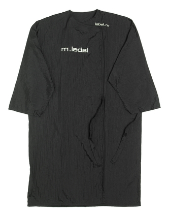 label.m Pláštěnka na stříhání černá