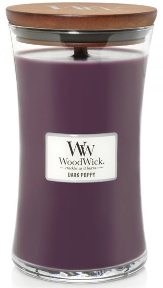 WoodWick Large Hourglass Dark Poppy 609,5g