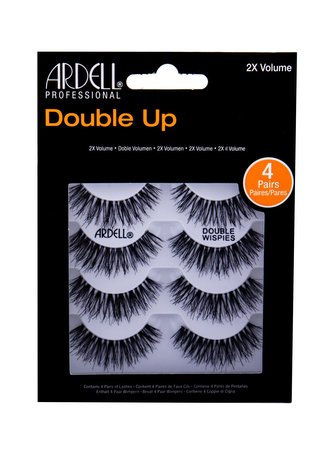 Ardell Double Up Umělé řasy Wispies 4 ks Black pro ženy