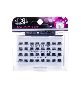 Ardell Double Up Umělé řasy Knotted Trio Lash 32 ks Short Black pro ženy