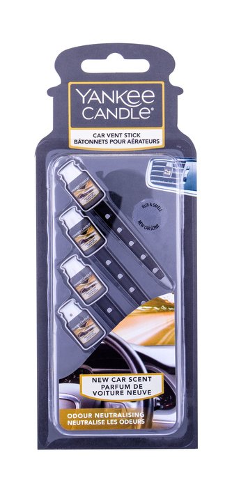 Yankee Candle New Car Scent Vůně do auta Vent Stick 4 ks unisex