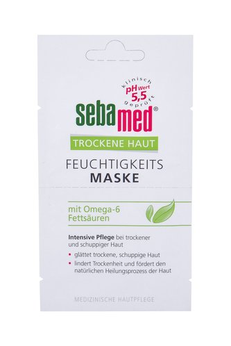 SebaMed Extreme Dry Skin Pleťová maska Moisture 10 ml pro ženy