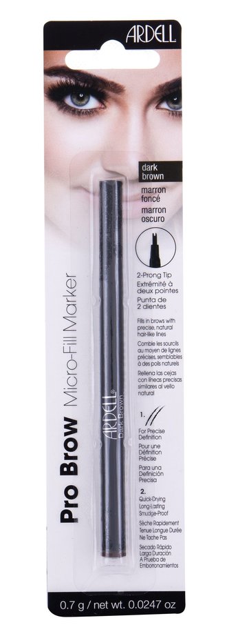 Ardell Pro Brow Tužka na obočí Micro-Fill Marker 0,7 g Dark Brown pro ženy