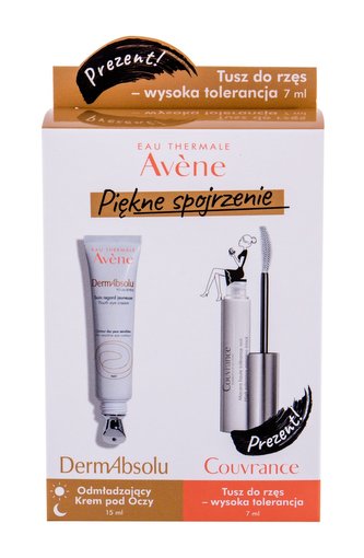Avene DermAbsolu očí krém 15 ml + řasenka 7 ml