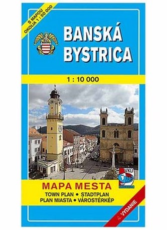 Banská Bystrica Mapa mesta Town plan Stadtplan Plan miasta Várostérkép