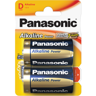 Baterie PANASONIC LR20 2BP D Alk Power