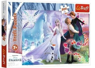 Puzzle: Ľadové kráľovstvo: Svet sestier 200 dielikov