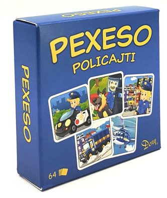Pexeso Policajti v krabičke