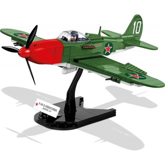 Stavebnice II WW P-39 Aircobra White 10, 250 k, 1 f