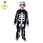 Detský kostým kostlivec s čiapkou (M) EKO