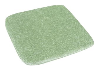 Sedák Žaneta hladký - šedozelená - 38x38 cm