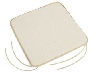 Sedák LADA hladký - smetanová Uni - 40x40 cm,hladký