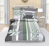 Povlečení bavlněné - šedozelený lupen - 140x200, 70x90