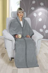 Korall televizní pytel 150x180 cm - šedý