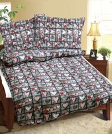 Povlečení bavlněné - červené srdce - 140x220, 70x90