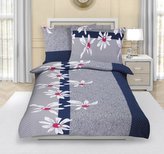 Povlečení bavlněné - kopretina na šedé - 140x220, 70x90