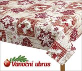 Ubrus  VÁNOCE - vánoční patchwork - 60x60 cm