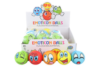 Loptička s tvárou 1 ks / rôzne druhy