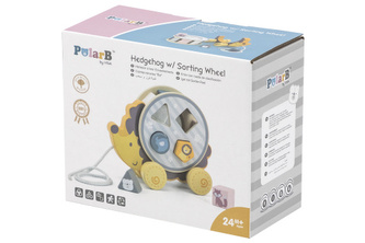 Drevená ťahačka a vkladačka ježko