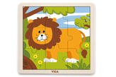 Drevené puzzle - lev