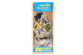 Drevené magnety maznáčikovia