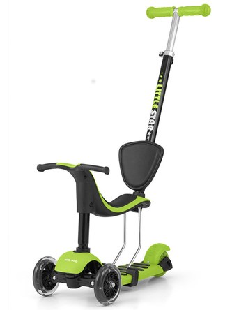 Dětská koloběžka Milly Mally Little Star green