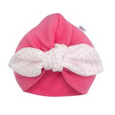 Dívčí čepička turban New Baby For Girls dots - velikost 92 (18-24m)