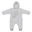 Zimní kombinézka New Baby Winter Elephant světle šedá - velikost 80 (9-12m)