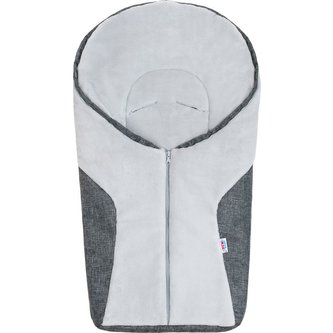 Luxusní zimní fusák New Baby Car grey
