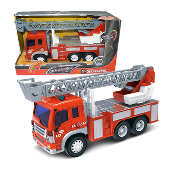 Auto hasičské se žebříkem  1:16 na setrvačník