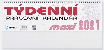 BOBO Kalendář 2021: Pracovní maxi týdenní stolní