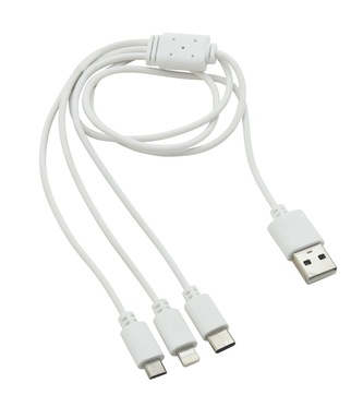 Nabíjací USB kábel 3in1 (micro USB, iPhone, USB C)
