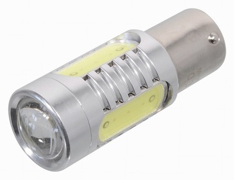 Žárovka 4 SMD LED 12V Ba15S s rezistorem CAN-BUS ready bílá